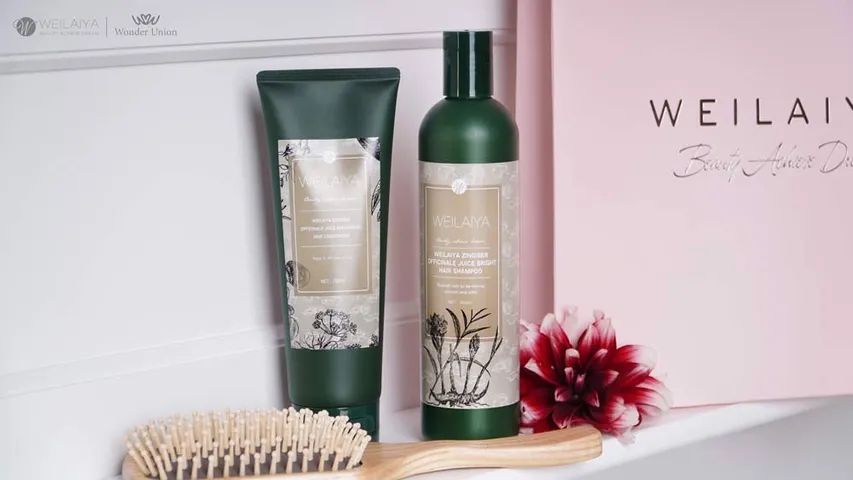 Bộ Dầu Gội Xả Gừng Hà Thủ Ô Weilaiya Zingiber Officinale Juice 400ml - Giúp Tóc Chắc Khỏe, Giảm Gãy Rụng, Phục Hồi Tóc Hư Tổn