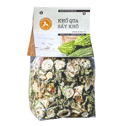 Combo 2 Bịch Khổ Qua Sấy Khô L'angfarm 225g - Giải Độc, Thanh Nhiệt, Hỗ Trợ Sức Khỏe Tự Nhiên, Quà Tặng Hữu Ích