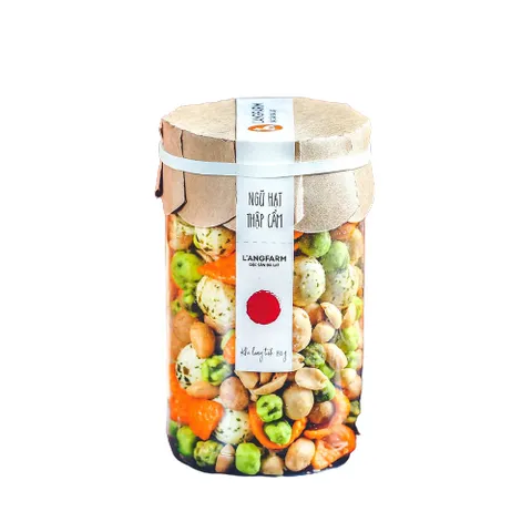 Combo 3 Hộp Ngũ Hạt Thập Cẩm L'angfarm Tobita 135g - Snack Dinh Dưỡng Ngon Miệng, Bổ Sung Vitamin, Hài Lòng Cho Mọi Gia Đình