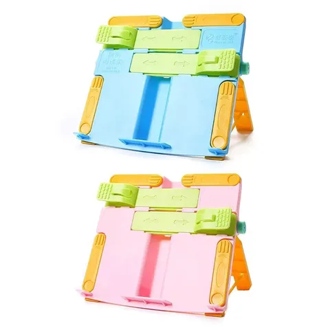 Giá Đỡ Sách Để Bàn Chống Cận Gù Lưng Cho Bé - Dụng Cụ Học Tập Thông Minh, Chất Liệu Nhựa Bền, Thiết Kế Đẹp Fácil Di Chuyển