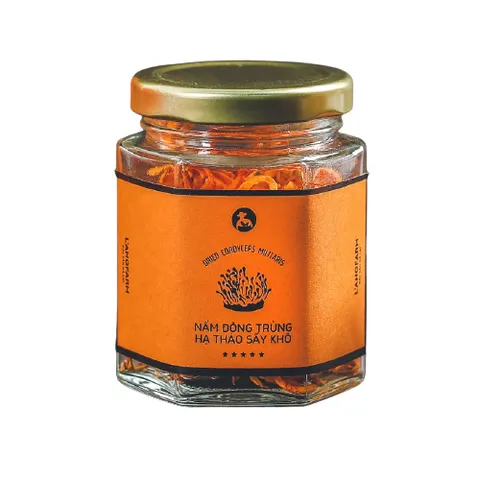 Nấm Đông Trùng Hạ Thảo Sấy Khô L'angfarm - Dược Liệu Tự Nhiên Giàu Dinh Dưỡng Hỗ Trợ Sức Khỏe, Hộp 10g
