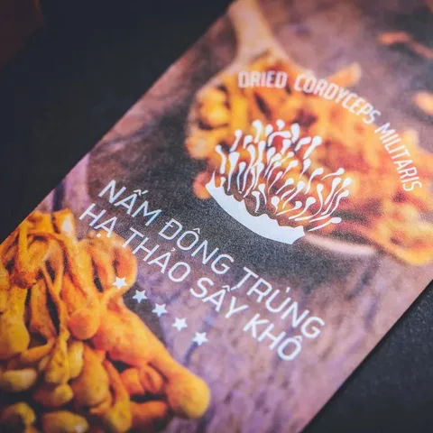 Nấm Đông Trùng Hạ Thảo Sấy Khô L'angfarm - Dược Liệu Tự Nhiên Giàu Dinh Dưỡng Hỗ Trợ Sức Khỏe, Hộp 10g