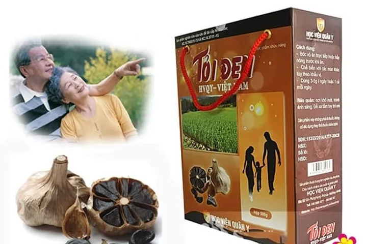 Tỏi Đen HVQY 500gr - Thực Phẩm Chức Năng Tăng Cường Sức Đề Kháng và Chăm Sóc Sức Khỏe Từ Học Viện Quân Y