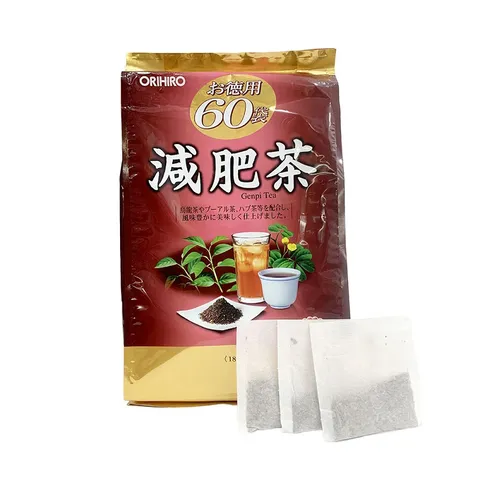 [Nhập khẩu] Trà Orihiro Genpi Tea Hỗ Trợ Giảm Mỡ Bụng - Tăng Cường Trao Đổi Chất, Duy Trì Cân Nặng Lành Mạnh (60 Gói)