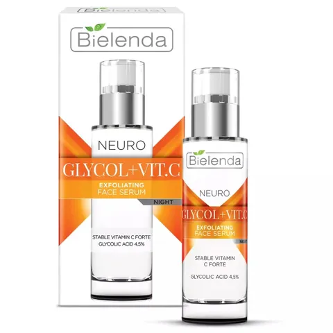 Serum Bielenda neuro Glycol + VitC 30ml - Dưỡng trắng da, giảm nám hiệu quả, hỗ trợ làm đều màu da, chăm sóc da toàn diện.