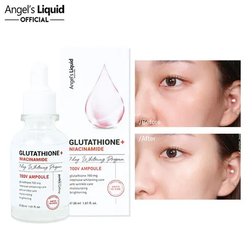 Serum Angel’s Liquid Glutathione + Niacinamide 700V 30ml - Dưỡng Trắng Da, Mờ Nám và Trẻ Hóa Da Từ Gốc Tế Bào