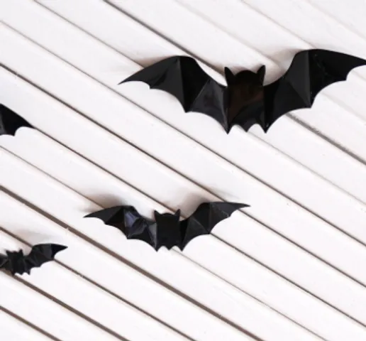 Bộ Dơi Dán Trang Trí Halloween 12 Miếng PVC - Trang Trí Tường Độc Đáo, Không Gian Hóa Trang Ấn Tượng