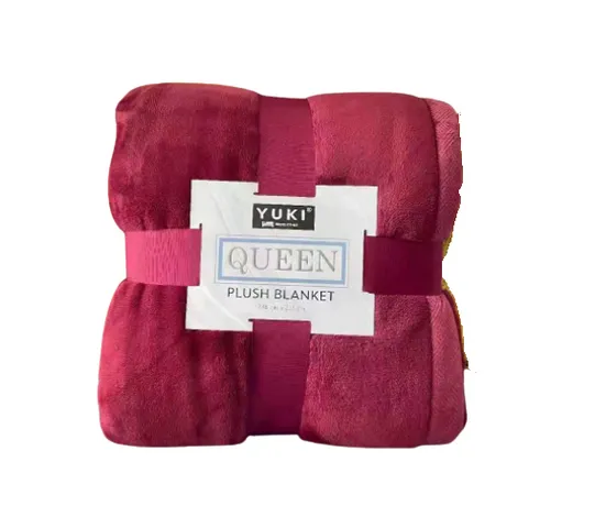 Chăn lông cừu Yuki Queen Nhật Bản siêu mềm mịn 229x229cm - Chất liệu ấm áp, không xù, hoàn hảo cho gia đình vào mùa đông