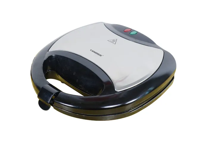 Máy Nướng Kẹp Bánh Tiross TS-513 Đen - 3 Chức Năng Nướng Sandwich, Waffle, Pate - Dễ Sử Dụng, Chống Dính, Công Suất 750W