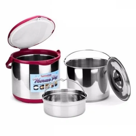 Nồi ủ Inox Khaluck Home KL-711 6L - Thiết kế 2 tầng, Giữ nhiệt lâu, Hỗ trợ hầm nấu hiệu quả cho gia đình