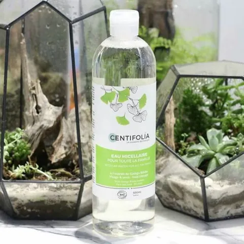 Nước Tẩy Trang Centifolia Eau Micellaire 500ml - Công Nghệ Tẩy Trang Hữu Cơ, Làm Sạch Sâu, Phù Hợp Mọi Loại Da