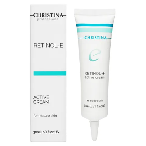 Kem Dưỡng Làm Sáng và Trẻ Hóa Da Christina Retinol-E Active Cream 30ml - Giảm Nếp Nhăn, Cải Thiện Da Mụn, Dưỡng Ẩm Tốt Nhất