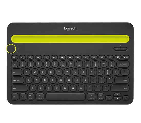 Bàn phím không dây Logitech K480 - Chuyển đổi đa thiết bị Bluetooth cho máy tính bảng, laptop và điện thoại - Thiết kế nhỏ gọn, tiện lợi