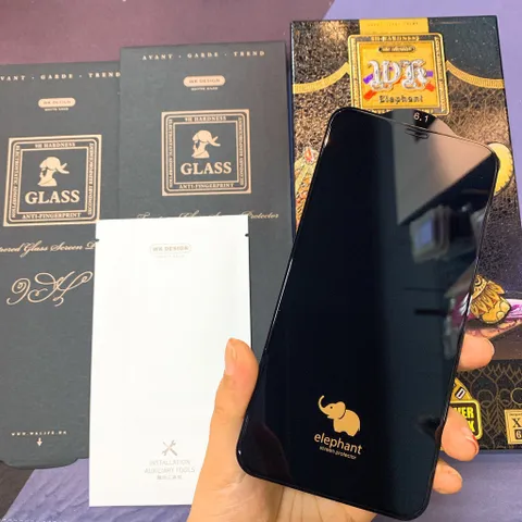 Kính Cường Lực iPhone WK Elephant 6D Full Màn Hình Siêu Cứng - Chống Nhìn Trộm, Nước, Vân Tay - Bảo Vệ Màn Hình Tối Ưu