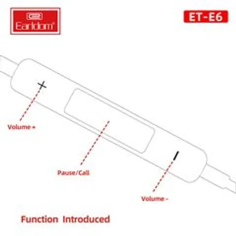 Tai nghe Lightning Earldom ET-E6 có Mic đàm thoại không cần Bluetooth cho iPhone 7 trở lên - Âm thanh sống động, thiết kế thoải mái