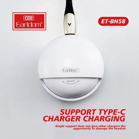 Tai Nghe Không Dây Bluetooth Earldom ET-BH58 - Kiểu Dáng Hiện Đại, Kết Nối Nhanh, Âm Thanh Chất Lượng Cao, Phạm Vi 10m