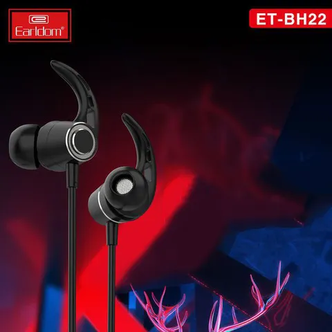 Tai nghe Bluetooth thể thao đeo cổ Earldom ET-BH22 - Âm thanh sống động, kết nối Bluetooth 5.0, thiết kế trẻ trung, sản phẩm lý tưởng cho thể thao