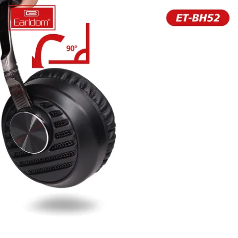 Tai Nghe Chụp Không Dây Bluetooth Earldom BH52 - Thiết Kế Ôm Đầu, Khử Tiếng Ồn, Âm Thanh Sắc Nét, Kết Nối Bluetooth 5.0