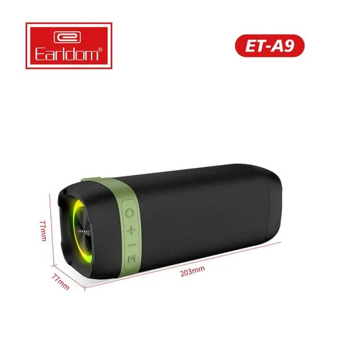 Loa Bluetooth Earldom ET-A9 - Âm Thanh Chất Lượng Cao với Đèn LED Theo Nhạc, Kết Nối Bluetooth 5.0, Dùng Cho Mọi Thiết Bị