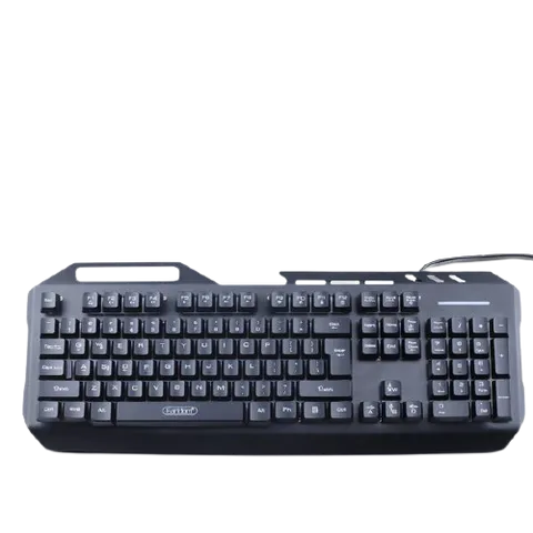 Bàn Phím Gamming Giả Cơ Earldom ET-KB4 - Kiểu Dáng Thể Thao, Đèn LED 7 Màu, Kết Nối USB, Phù Hợp Cho PC