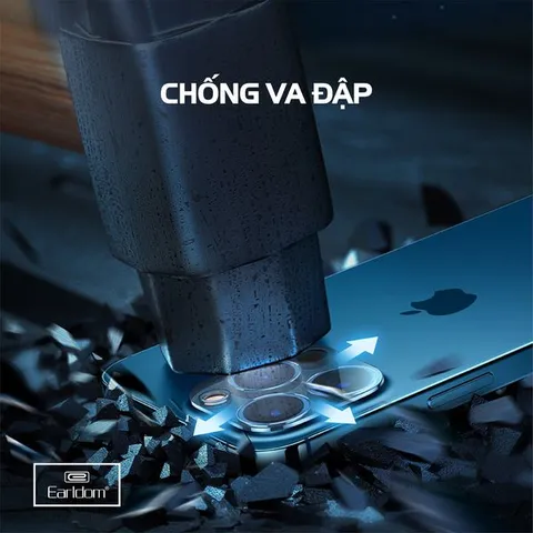 Kính Cường Lực Earldom Bảo Vệ Camera iPhone 11-13 - Chống Va Đập, Chống Xước, 9H Ultra Clear Glass
