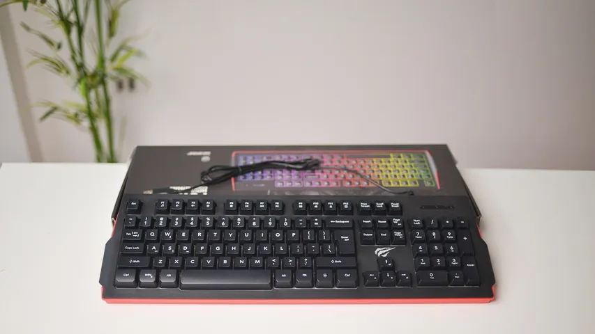 Bàn phím Gaming RGB HAVIT KB866L - 104 Keys, Thiết kế Ergonomic, Đèn LED Điều Chỉnh, Phím Mượt và Bền Bỉ, Trải Nghiệm Chơi Game Tuyệt Vời