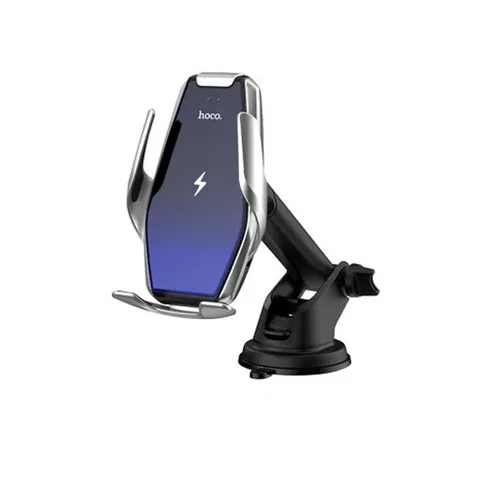 Bộ Sạc Không Dây Hoco S14 Tự Động Đóng Mở - Sạc Siêu Nhanh 15W Cho Xe Hơi - Tiện Lợi Khi Lái Xe, Phù Hợp Mọi Điện Thoại
