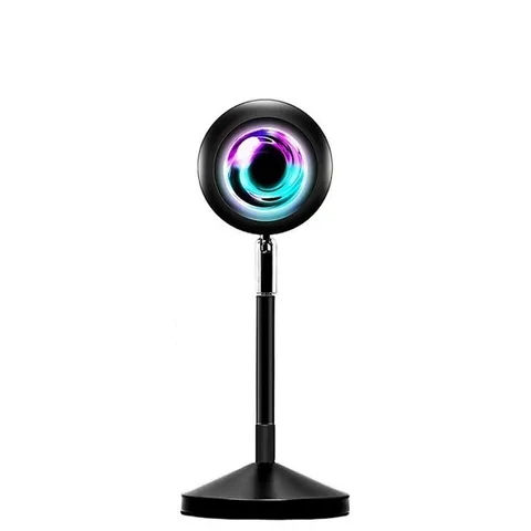 Đèn LED Trang Trí Hiệu Ứng Hoàng Hôn - Đèn Quay Video TikTok Đẹp Tự Nhiên, Thiết Kế Hiện Đại, 16 Màu Điều Chỉnh