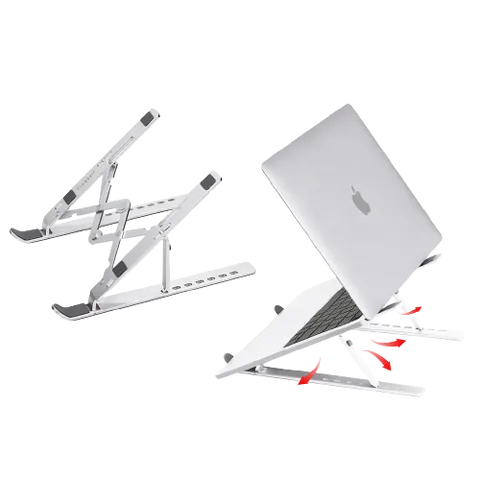 Giá Đỡ Gấp Gọn Laptop, Macbook & iPad Earldom EH88 - Thiết Kế Chữ W, Chất Liệu Nhôm, Điều Chỉnh Cao, Phụ Kiện Máy Tính Tiện Lợi