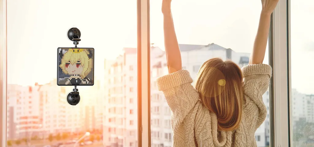 Màn hình LED trang trí Divoom Pixoo Max 32x32 pixel - Thiết kế đa năng, kết nối Bluetooth, hiển thị màu sắc sống động 256 RGB