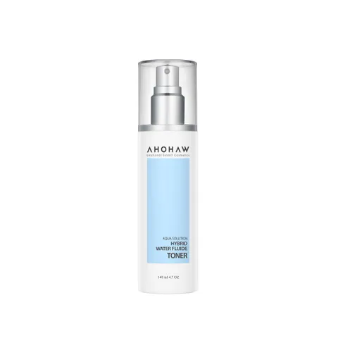 Nước Hoa Hồng Kiềm Dầu Ahohaw Hybrid Water Fluide Toner 140ml - Cấp Ẩm Sâu, Cân Bằng pH, Dành Cho Da Dầu