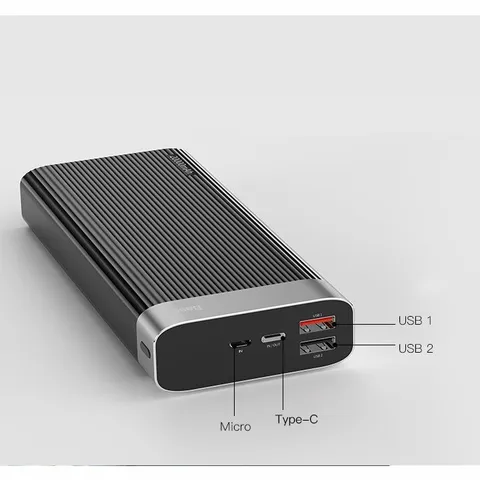 Pin Sạc Dự Phòng Baseus Parallel PD 20.000mAh - Hỗ Trợ Sạc Nhanh Quick Charge 3.0 và Power Delivery cho Android/iOS