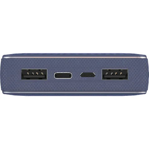 Pin sạc dự phòng Energizer 20000mAh UE20043BE - Sạc nhanh Li-Polymer, 2 Cổng USB, Thiết kế nhỏ gọn, Màu xanh, Xám, Đen