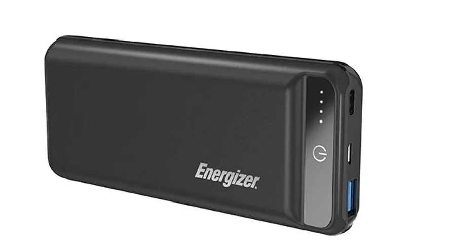 Pin Sạc Dự Phòng Energizer UE15032 15,000mAh - Li-Polymer, Thiết Kế Nhựa Cao Cấp, Sạc Nhanh, Đèn LED Báo Pin