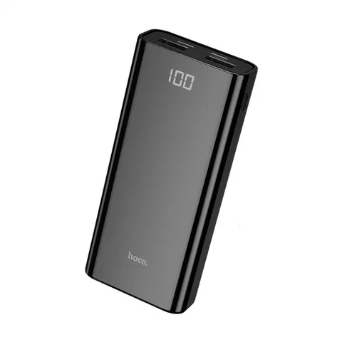 Pin Sạc Dự Phòng Hoco J45 10000mAh - 2 Cổng Sạc USB, Màn Hình LCD Hiển Thị % Pin, Thiết Kế Nhỏ Gọn, Tương Thích Tất Cả Điện Thoại