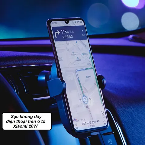 Sạc Không Dây Điện Thoại Trên Ô Tô Xiaomi WCJ02ZM 20W - Giá Đỡ Thông Minh, Sạc Nhanh 20W, Tương Thích Nhiều Smartphone