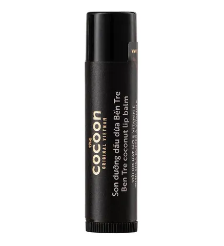Son Dưỡng Dầu Dừa Cocoon Bến Tre Coconut Lip Balm - Dưỡng Ẩm Môi, Thảo Dược Thiên Nhiên, Thuần Chay, Hương Kẹo Dừa Ngọt Ngào