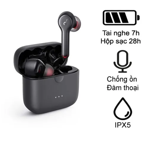 Tai nghe bluetooth Anker SoundCore Liberty Air 2 A3910 - Không dây, Bluetooth 5.0, Chống nước IPX5, Âm thanh HD, Thời gian dùng 28 giờ