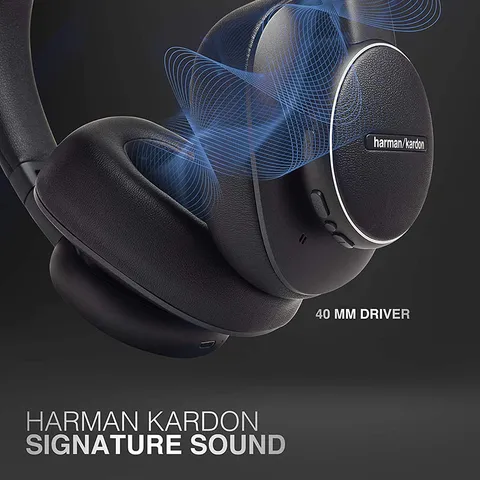 Tai Nghe Bluetooth Chụp Tai Chống Ồn Harman Kardon Fly ANC - Âm Thanh Chất Lượng, Kết Nối Nhanh, Thời Gian Sử Dụng 20 Giờ, Thiết Kế Cao Cấp