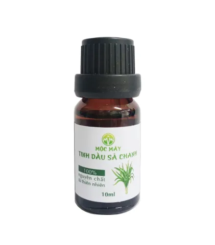 Tinh Dầu Sả Chanh Organic Mộc Mây 100% Từ Thiên Nhiên - Sản Phẩm Hữu Cơ Lành Tính Giúp Thư Giãn Và Kháng Khuẩn, Dung Tích 10ml/50ml/100ml