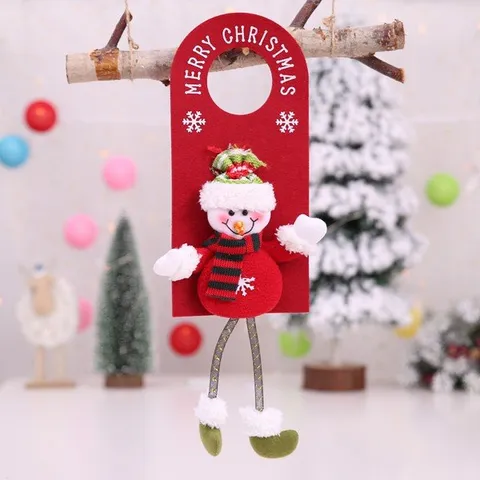 Tấm Treo Trang Trí Giáng Sinh Họa Tiết Cao Cấp Vải Mềm - Đồ Trang Trí Cửa Cây Noel, Mang Lại Không Gian Ấm Áp