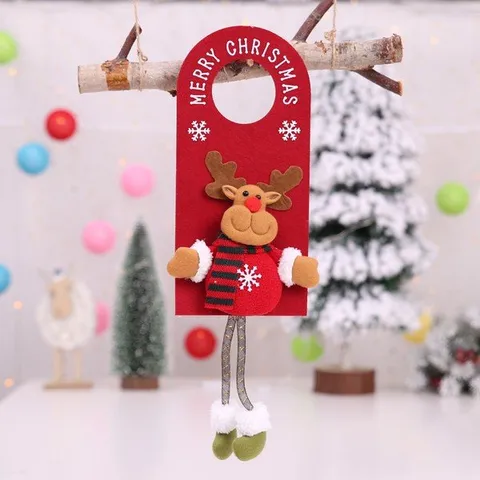 Tấm Treo Trang Trí Giáng Sinh Họa Tiết Cao Cấp Vải Mềm - Đồ Trang Trí Cửa Cây Noel, Mang Lại Không Gian Ấm Áp