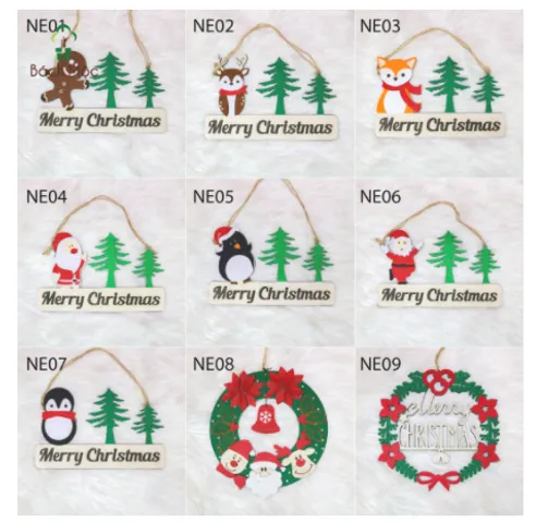 Bảng Gỗ Treo Tường Bách Mộc Chủ Đề Noel - Trang Trí Giáng Sinh Độc Đáo Cho Phòng Khách, Phòng Đọc Sách, Cửa Hàng