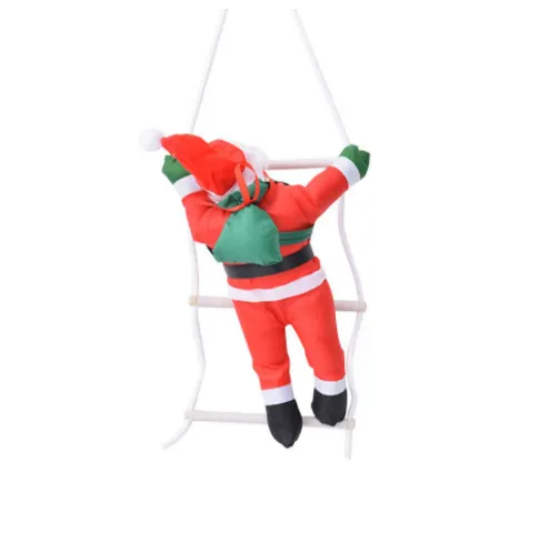 Ông Già Noel Leo Thang Trang Trí Giáng Sinh - Phụ Kiện Trang Trí Cây Thông, Nhà Cửa Đầy Sắc Màu Thú Vị 30cm