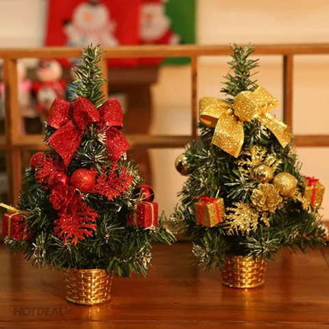 Cây Thông Noel Trang Trí Để Bàn 30cm - Đồ Trang Trí Giáng Sinh Đẹp Mắt, Thích Hợp Cho Bàn Làm Việc và Nhà Ở