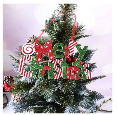 Set Bảng Chữ Merry Christmas và 12 Kẹo Nhí Sắc Màu - Trang Trí Giáng Sinh Độc Đáo Cho Không Gian Sống Vui Tươi