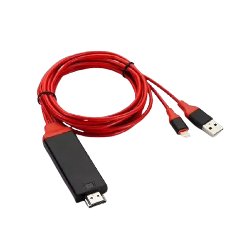 Cáp HDMI Earldom ET-W5 2m - Kết Nối iPhone, iPad Với TV Full HD 1080P, Chuyển Tín Hiệu Lightning Sang HDMI