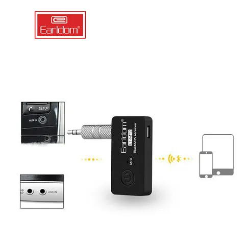 USB thu Bluetooth Earldom M12 - Thiết bị nâng cấp Bluetooth cho loa mini, di động và ô tô, thiết kế nhỏ gọn dễ sử dụng