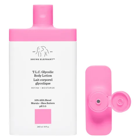 Kem Dưỡng Thể Drunk Elephant T.L.C Glycolic Body Lotion 240ml – Dưỡng Ẩm, Tái Tạo Da, Giúp Da Mịn Màng, Sáng Màu