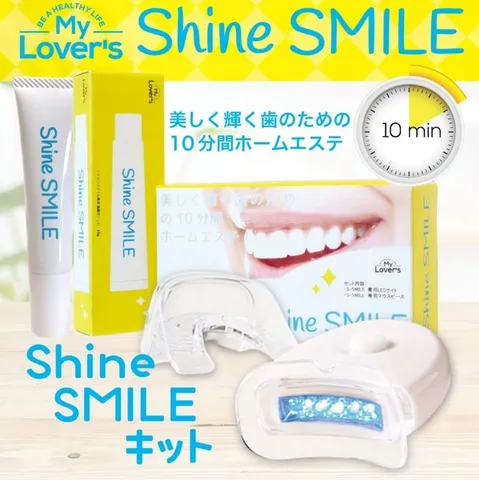 Bộ kít làm trắng răng Shine Smile Nhật Bản - Giúp răng trắng sáng tự nhiên tại nhà, an toàn và hiệu quả trong 10 phút mỗi ngày.